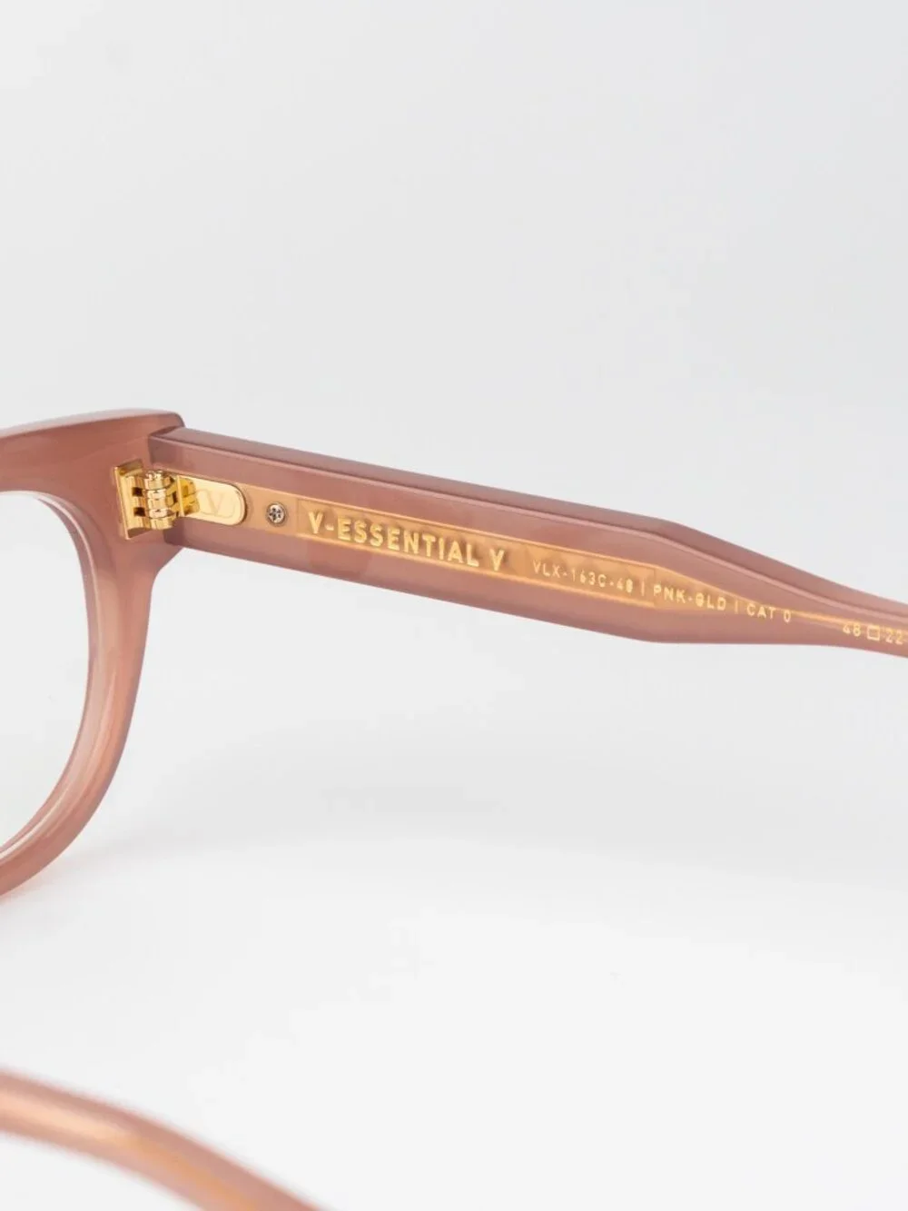 Valentino Women Eyeglasses Pink Square V-ESSENTIAL-V VLX-163 C